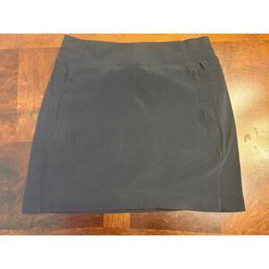 Athleta Brooklyn Black Skort Sz 2 Preowned Golf Tennis Pickleball